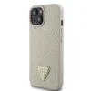 Guess iPhone 15 Backcover hoesje Triangle logo - Goud1