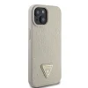 Guess iPhone 15 Backcover hoesje Triangle logo - Goud4
