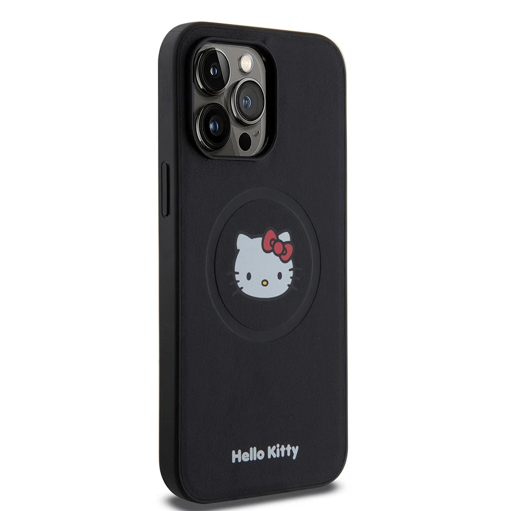 Hello-Kitty-iPhone-15-Pro-Max-Backcover-hoesje-Kitty-Head-Zwart4