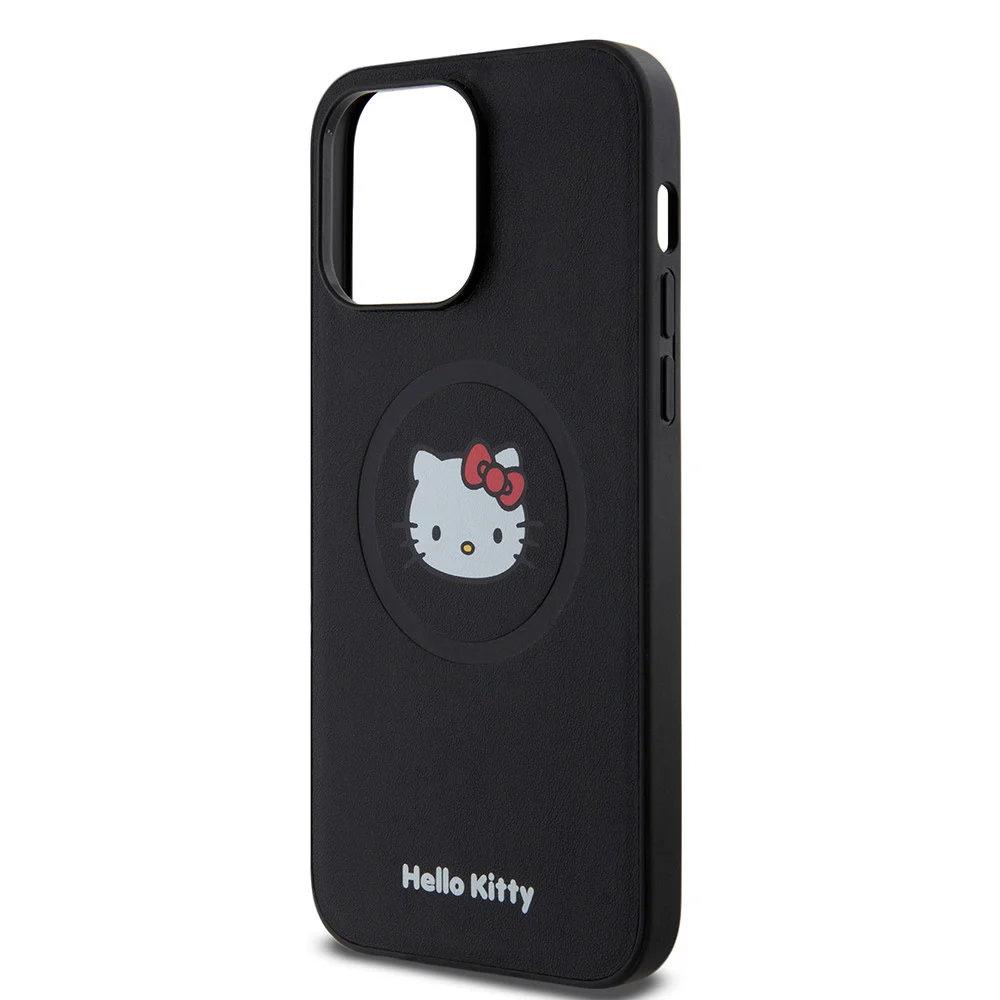Hello-Kitty-iPhone-15-Pro-Max-Backcover-hoesje-Kitty-Head-Zwart6