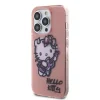 Hello Kitty iPhone 15 Pro Max TPU Back Cover hoesje - Graffiti Guitar - Roze1