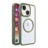 Iphone 15-SH-Magnetic-Magsafe-Backcover-Donker Groen-Transparant-1-Cityhoesje.nl