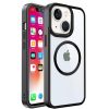 Cityhoesje - Backcover iPhone 15 - Magsafe - Transparant Zwart - Thumbnail Image 1