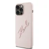 Karl Lagerfeld iPhone 15 Pro Max Backcover hoesje Karl Script - Roze1