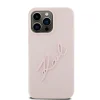 Karl Lagerfeld iPhone 15 Pro Max Backcover hoesje Karl Script - Roze3