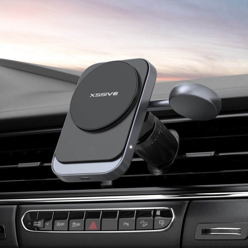 Xssive 2in1 Magnetic Wireless Car Charger Holder XSS-CH120MS+W3