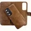 Multiple Pockets Magnetic 2 in 1 Wallet Samsung A55-Bruin-3-Cityhoesje.nl