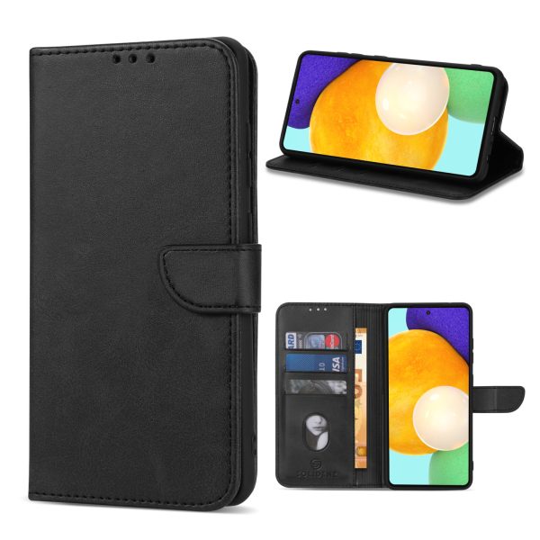 Solidenz – Bookcase – Geschikt voor – Samsung A25 – Zwart