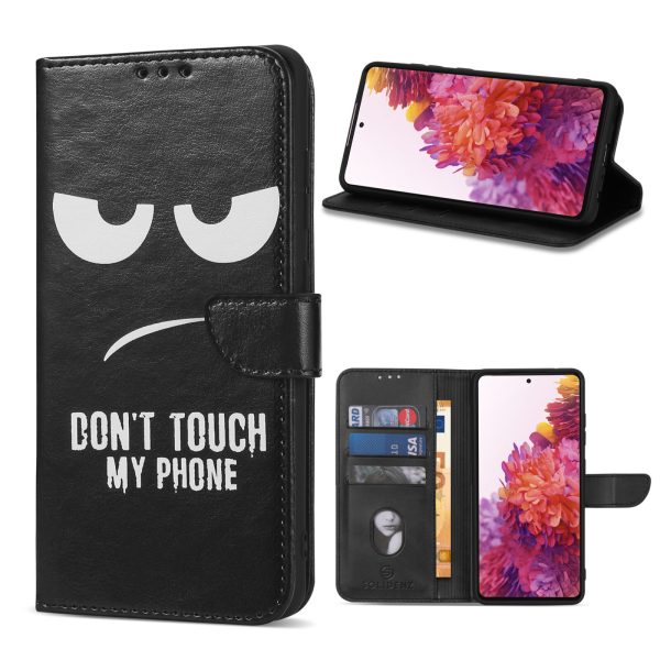 Solidenz – Bookcase – Geschikt voor – Samsung S23 Plus – Dont Touch My Phone