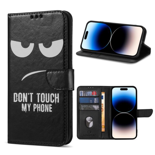 Solidenz Urban – Bookcase – iPhone 15 Pro Max - Don't Touch My Phone