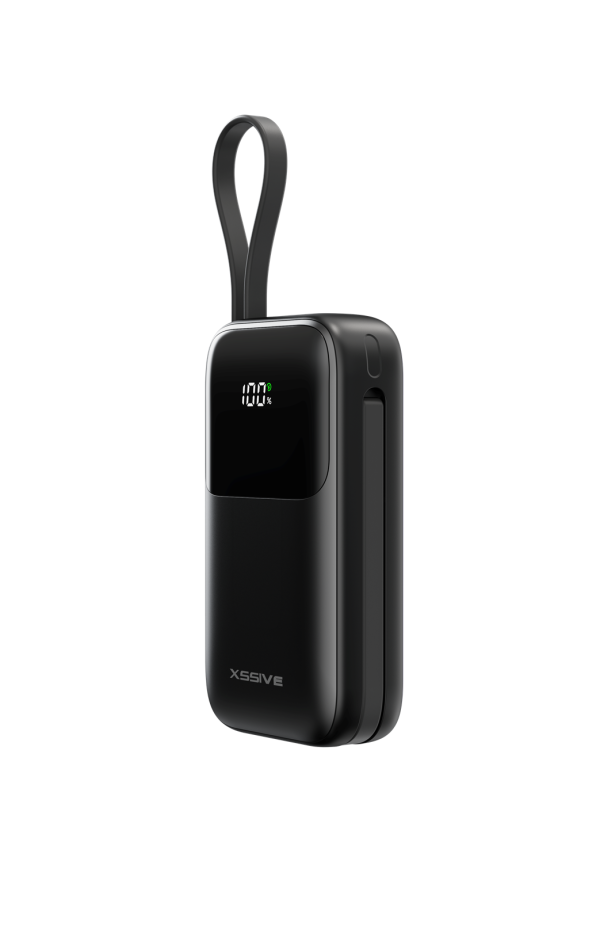 Xssive Fast Charging Powerbank incl. Cable 10000mAh XSS-PB37B - Zwart