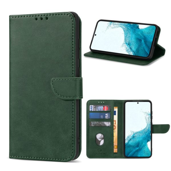 Solidenz - Bookcase - Geschikt voor Samsung S24/S25 – Groen