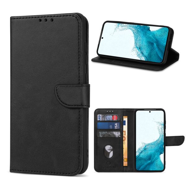 Solidenz-Bookcase-Samsung S24/S25-Zwart