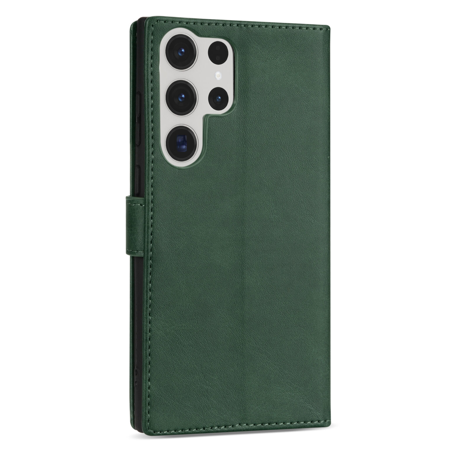 Solidenz – Bookcase – Geschikt voor – Samsung S24 Ultra – Groen - Afbeelding 2