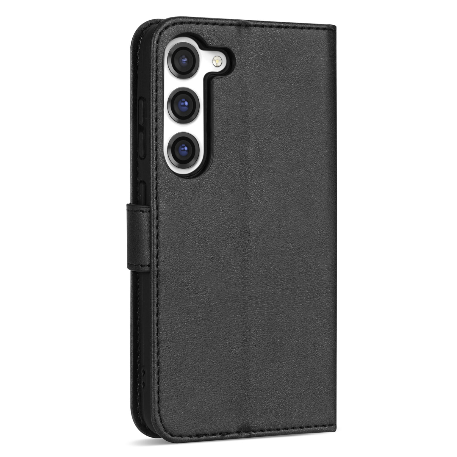 Solidenz – Bookcase – Geschikt voor – Samsung S23 FE – Zwart - Afbeelding 4