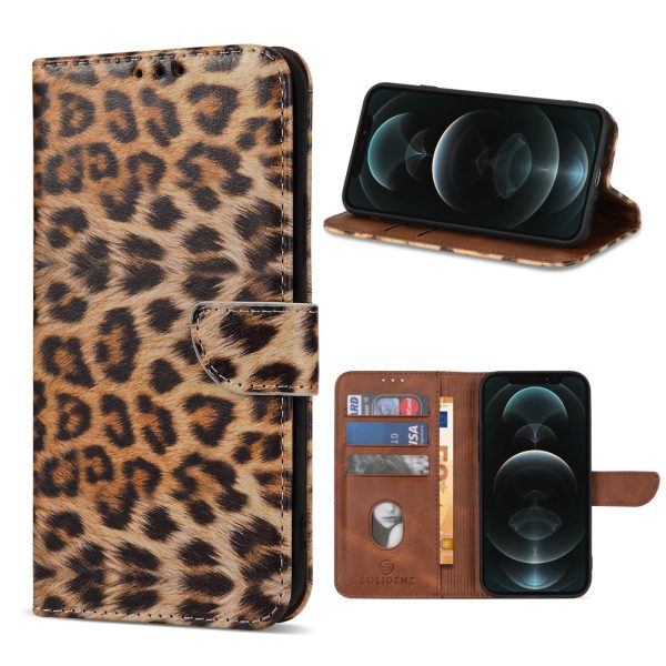 Solidenz Urban – Bookcase – iPhone 13/14 – Luipaard