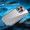 iphone 15 Pro-IPAKY Drop-proof Case for TPU Frame PC Back Transparent Cover - Transparent-2-Cityhoesje.nl