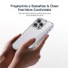 iphone 15 Pro-IPAKY Drop-proof Case for TPU Frame PC Back Transparent Cover - Transparent-3-Cityhoesje.nl