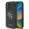 Guess iPhone 16-Backcover hoesje 4G PU big Logo - Zwart-1-Cityhoesje.nl