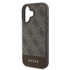 Guess iPhone 16 -Backcover hoesje 4G PU bottom stripe - Bruin-6-Cityhoesje.nl