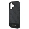Guess iPhone 16-Backcover hoesje 4G PU bottom stripe - Grijs-6-Cityhoes.nl