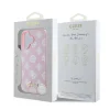 Guess iPhone 16 Backcover hoesje Magsafe PU peony - Roze-8-Cityhoesje.nl