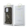 Guess iPhone 16 Pro-Backcover hoesje 4G PU big Logo - Bruin-8-Cityhoesje.nl