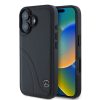 Mercedes Benz - Backcover iPhone 16 - Curved stiches - Zwart - Thumbnail Image 1