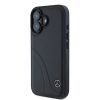 Mercedes Benz - Backcover iPhone 16 - Curved stiches - Zwart - Thumbnail Image 2