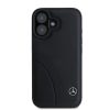 Mercedes Benz - Backcover iPhone 16 - Curved stiches - Zwart - Thumbnail Image 3