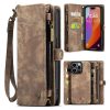 Solidenz Wallet Bookcase – iPhone 16 Pro Max – 2 in 1 – Bruin - Thumbnail Image 1