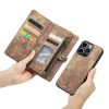 Solidenz Wallet Bookcase – iPhone 16 Pro Max – 2 in 1 – Bruin - Thumbnail Image 4