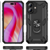 iPhone 16-Kickstand Ring Armor-Zwart-2-Cityhoesje.nl