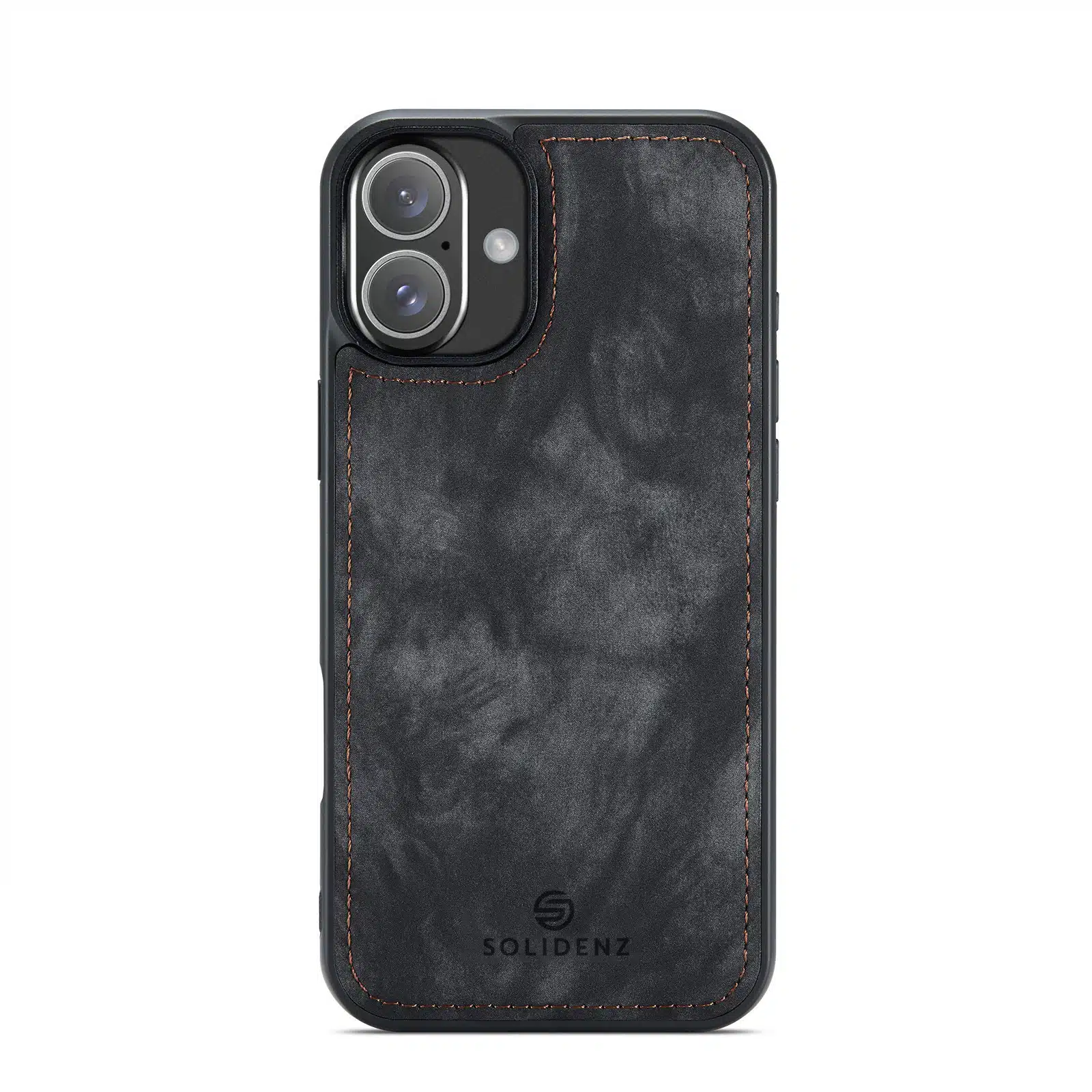 Solidenz - Bookcase iPhone 16 - Wallet 2 in 1 – Zwart - Afbeelding 8