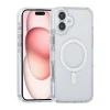 iPhone 16 Plus-TUNIQ-Backcover hoesje-Nek koord - Magsafe -TPU- PC-Wit-Transparant-1-Cityhoesje.nl