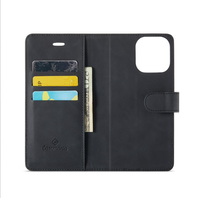 iPhone 16 Pro-Casemania 2-in-1 Magnetic Case-Zwart-3-Cityhoesje.nl