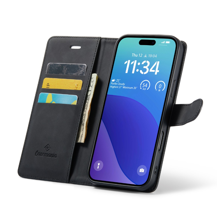 iPhone 16 Pro-Casemania 2-in-1 Magnetic Case-Zwart-5-Cityhoesje.nl