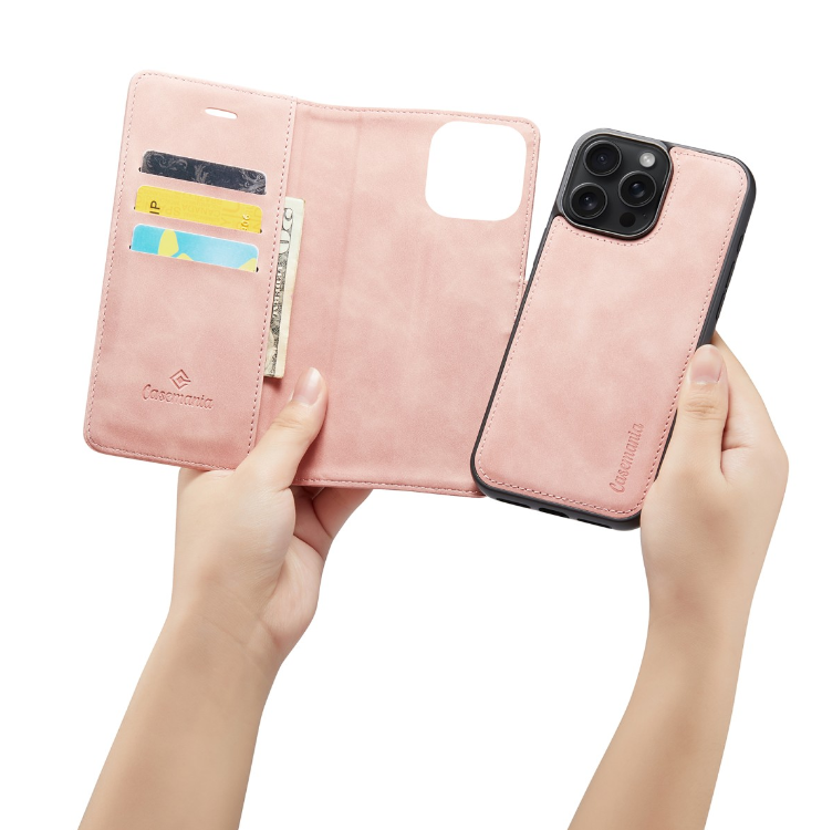 iPhone 16 Pro Max-Casemania 2-in-1 Magnetic Case-Roze-2-Cityhoesje.nl