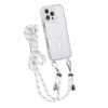 iPhone 16 ProMax-TUNIQ-Backcover hoesje-Nek koord - Magsafe -TPU- PC-Wit-Transparant-4-Cityhoesje.nl