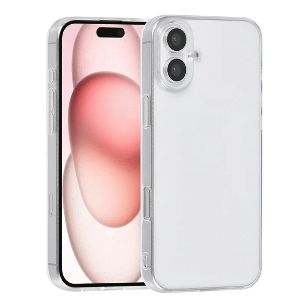 TUNIQ - Backcover iPhone 16 Plus - TPU - Transparant