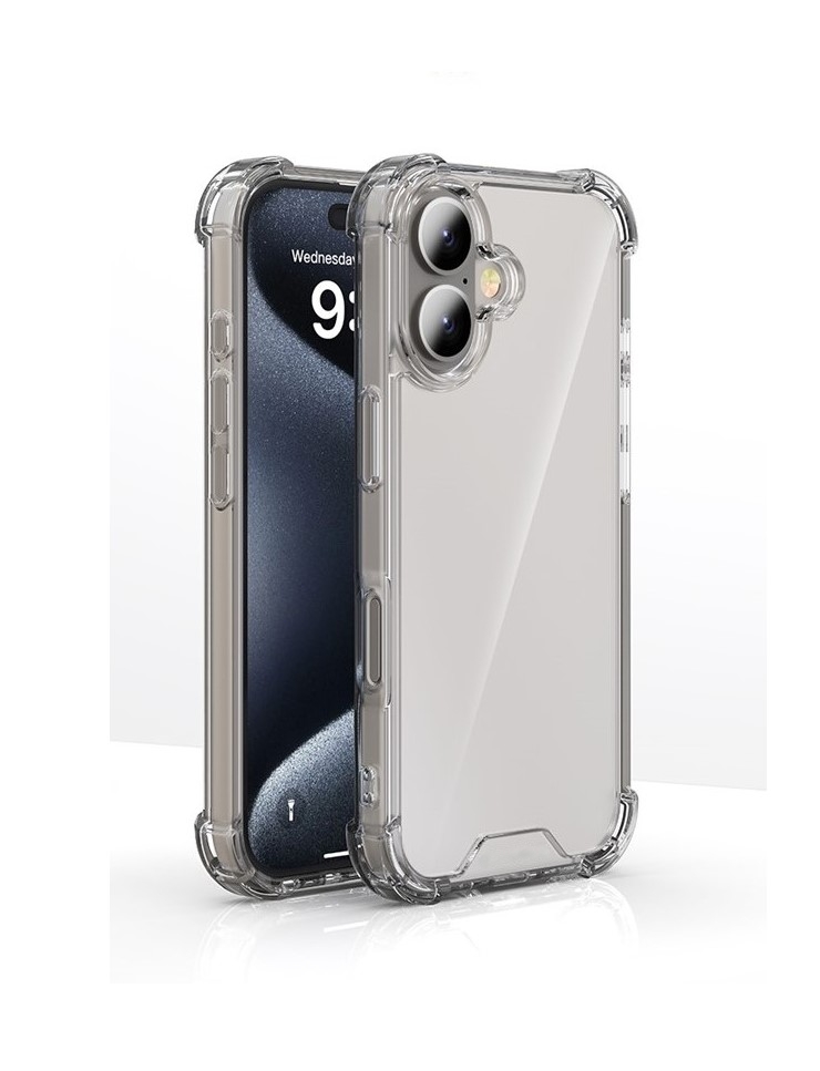 iphone 16 Plus-Cityhoesje-anti-shock-backcover-Transparant-1-Cityhoesje.nl