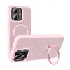 iphone 16 Plus-Cityhoesje-back-case-geschikt-voor-magsafe-with-stand-Roze-Cityhoesje.nl