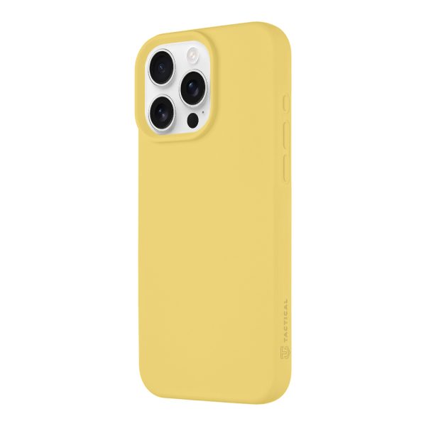 Tactical- Backcover iPhone 16 Pro Max - siliconen - Geel