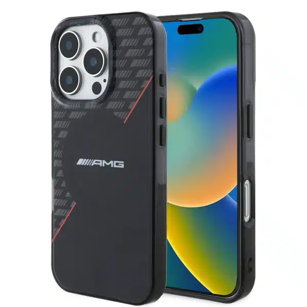 AMG - Backcover iPhone 16 Pro Max - Double layer - Magsafe - Zwart