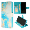 Cityhoesje – Bookcase iPhone 16 - Pasjeshouder - Marmer Goud - Thumbnail Image 1