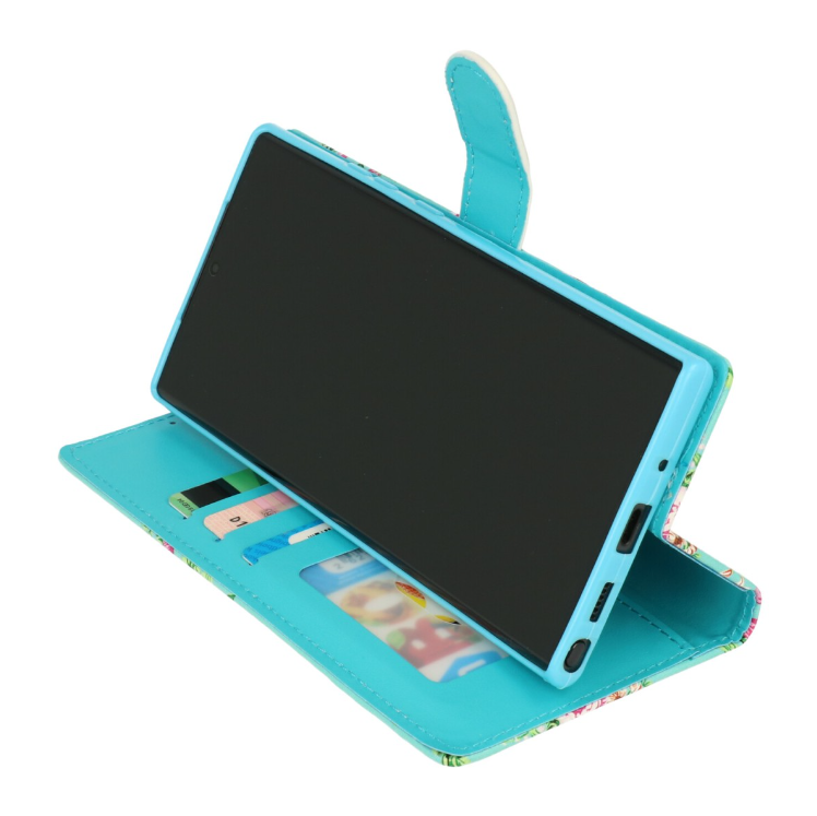 Cityhoesje – Bookcase iPhone 16 - Pasjeshouder - Marmer Goud - Afbeelding 2