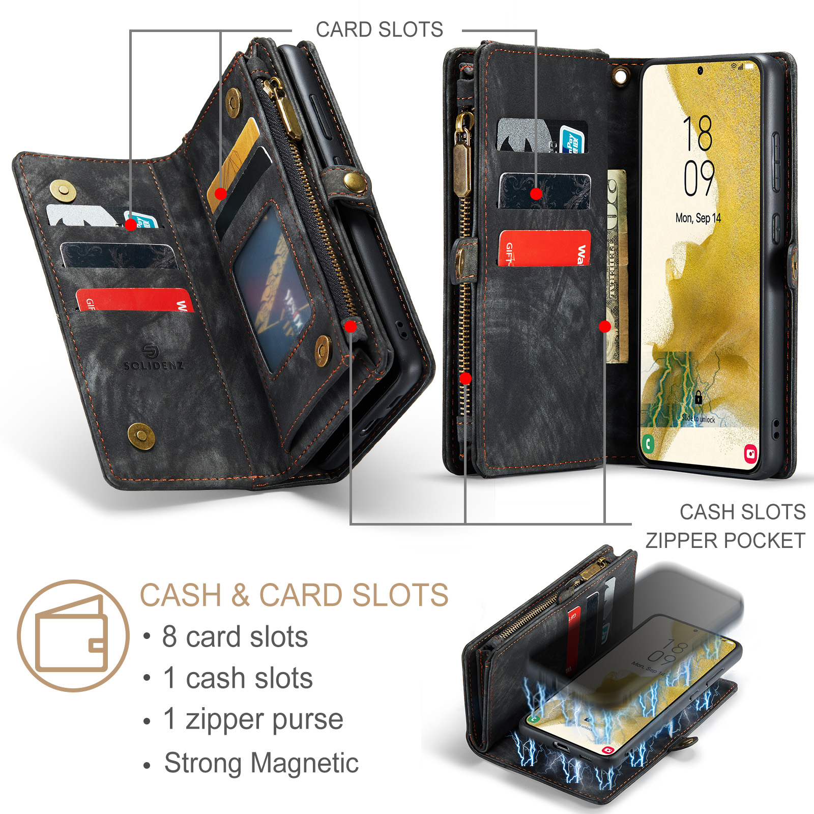Samsung S24 FE-Solidenz-Urban-Wallet--hoesje-Zwart-5-Cityhoesje.nl