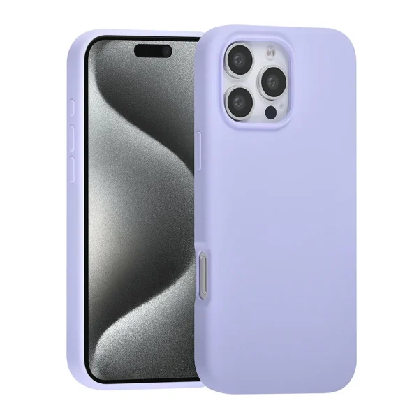 TUNIQ - Backcover iPhone 16 Pro Max - Premium Liquid silicone - Paars