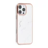 TUNIQ - Backcover iPhone 16 Pro - Silicone - Marmer Wit - Thumbnail Image 3