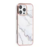 TUNIQ - Backcover iPhone 16 Pro Max - Silicone - Marmer Wit Goud - Thumbnail Image 3